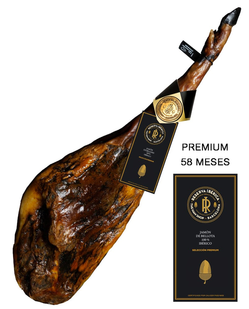 JAMON PREMIUM 2020. 100% IBÉRICO. 60 MESES. Jamón de Bellota. 9 kg Aprox