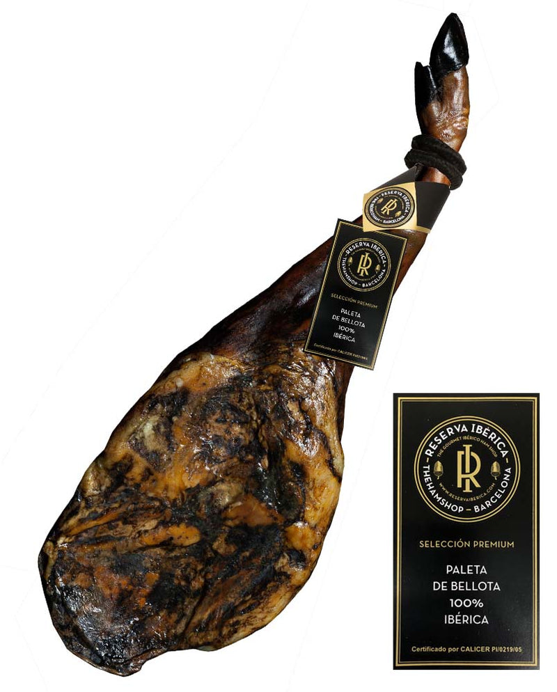 PALETA DE BELLOTA 100% IBÉRICA. Elaborada en Guijuelo (5 kg aprox)