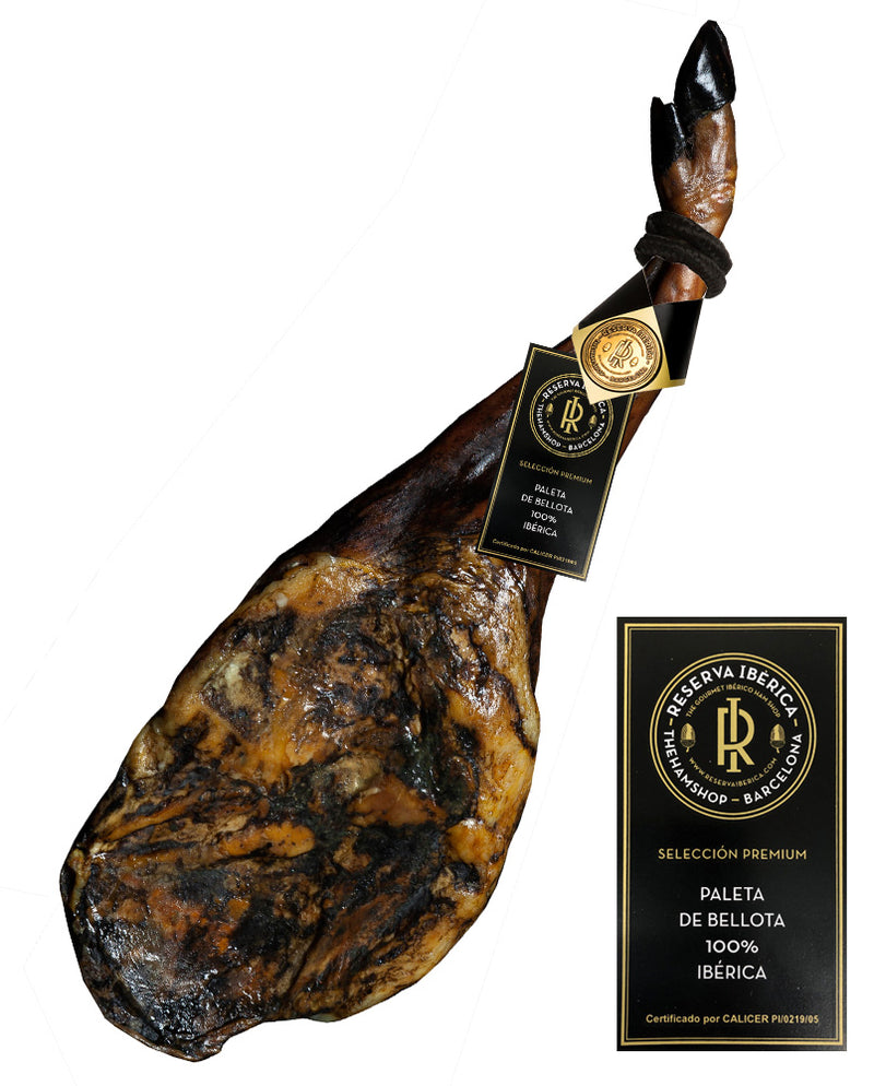 PALETA de BELLOTA 100% IBÉRICA. PREMIUM 3 AÑOS (5,5 - 6kg)